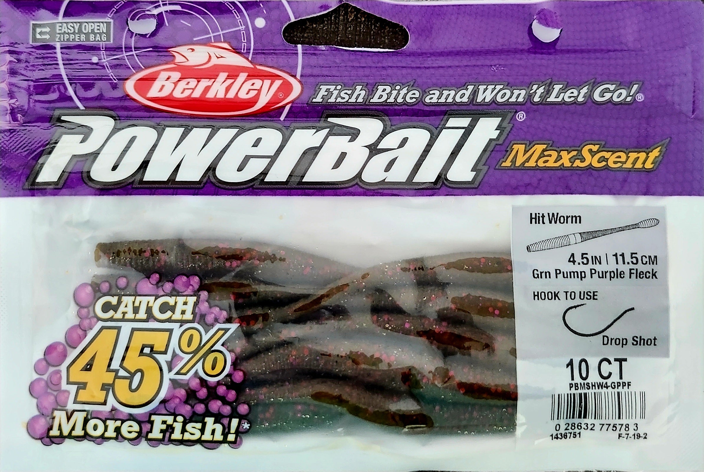 Berkley Powerbait Max Scent Hit Worm in – Bass Addict Tackle