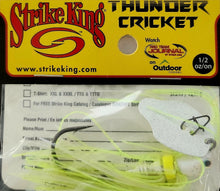 Cargar imagen en el visor de la galería, Strike King Thunder Cricket 1/2 oz. Vibrating jig