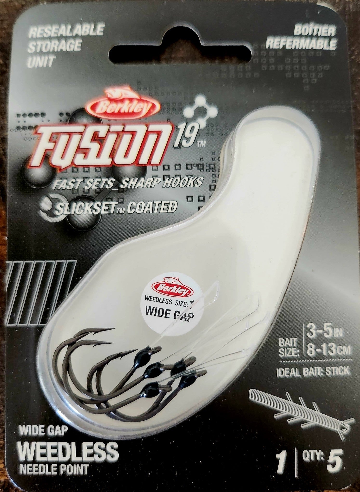 LOT OF 6* BERKLEY FUSION19 FINESSE WIDE GAP HOOK FSN19FWG4 SIZE 4
