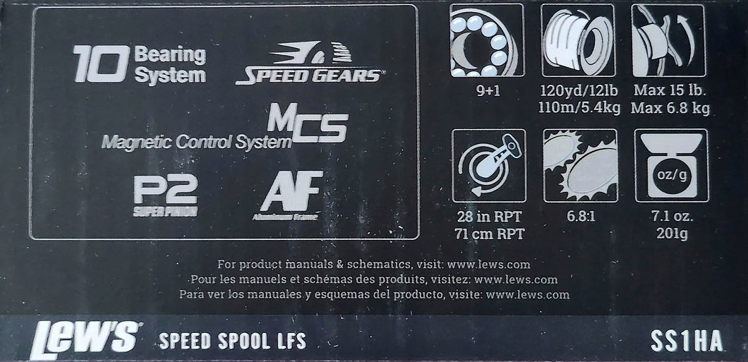 Lew's Speed Spool LFS SS1HA 6.8:1