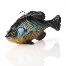 Cargar imagen en el visor de la galería, Savage Gear 3D Pulse tail Bluegill Line Thru
