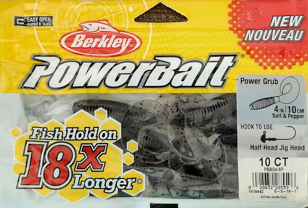 Berkley Powerbait Power grub 4 in.