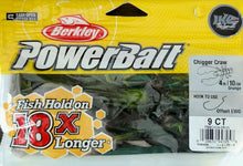 Cargar imagen en el visor de la galería, Berkley Powerbait Chigger craw 4in.
