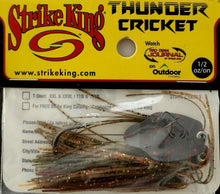 Cargar imagen en el visor de la galería, Strike King Thunder Cricket 1/2 oz. Vibrating jig
