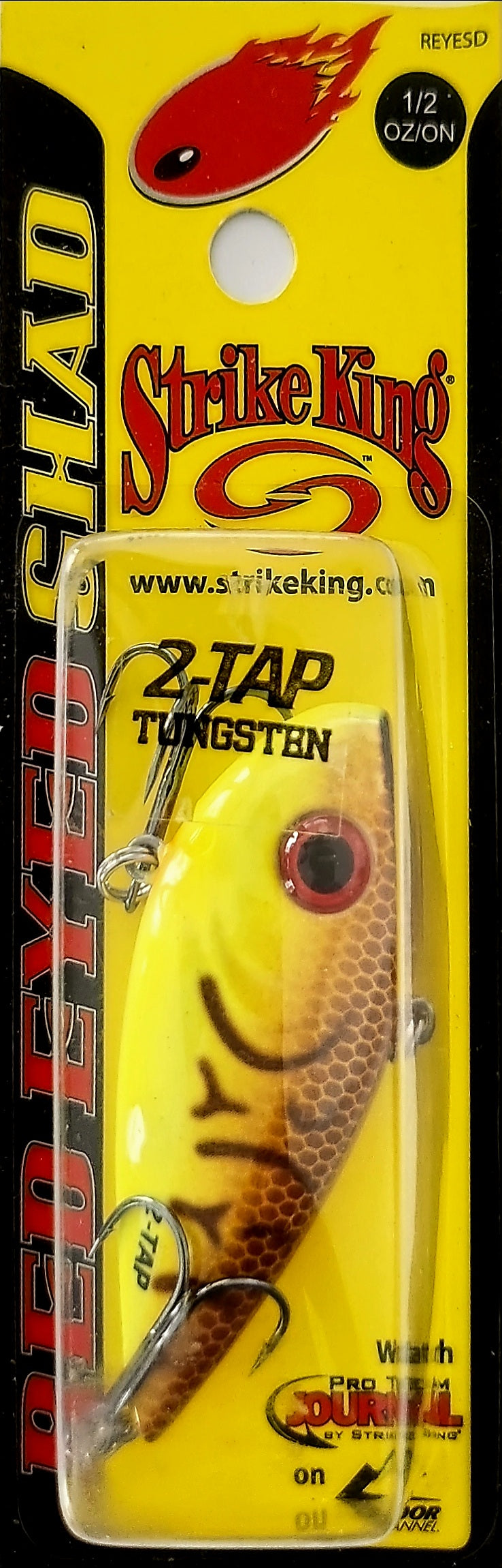 Strike King 2-Tap Red Eye Shad lipless Tungsten