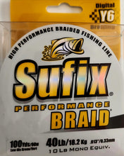 Load image into Gallery viewer, Sufix Fishing Line Performance Braid
