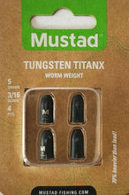 Cargar imagen en el visor de la galería, Mustad Tungsten Worm Weights
