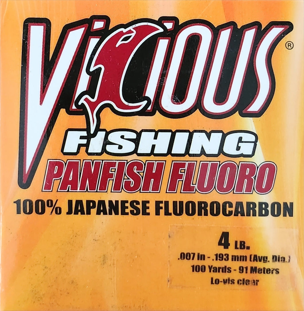 Vicious Panfish 100% Japanese Fluorocarbon