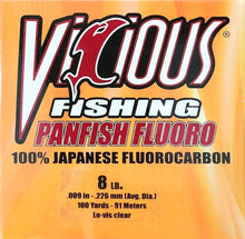 Cargar imagen en el visor de la galería, Vicious Panfish 100% Japanese Fluorocarbon
