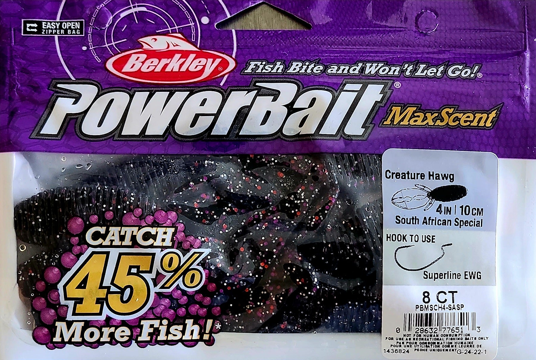 Berkley Powerbait Maxscent Creature Hawg 4 in. – Bass Addict Tackle