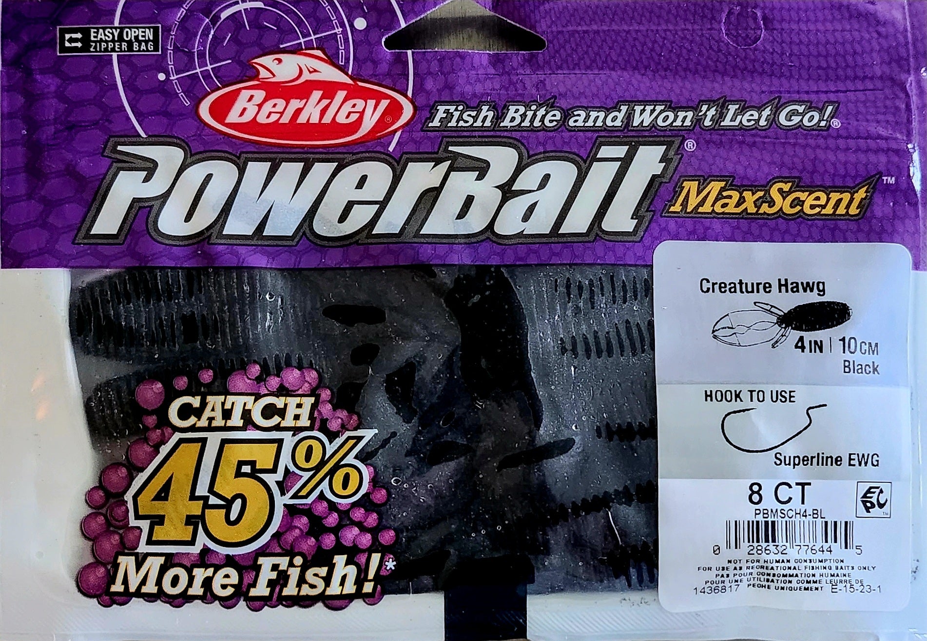 berkley fish bag Berkley Powerbait Maxscent Creature Hawg 4 in. – Bass Addict Tackle