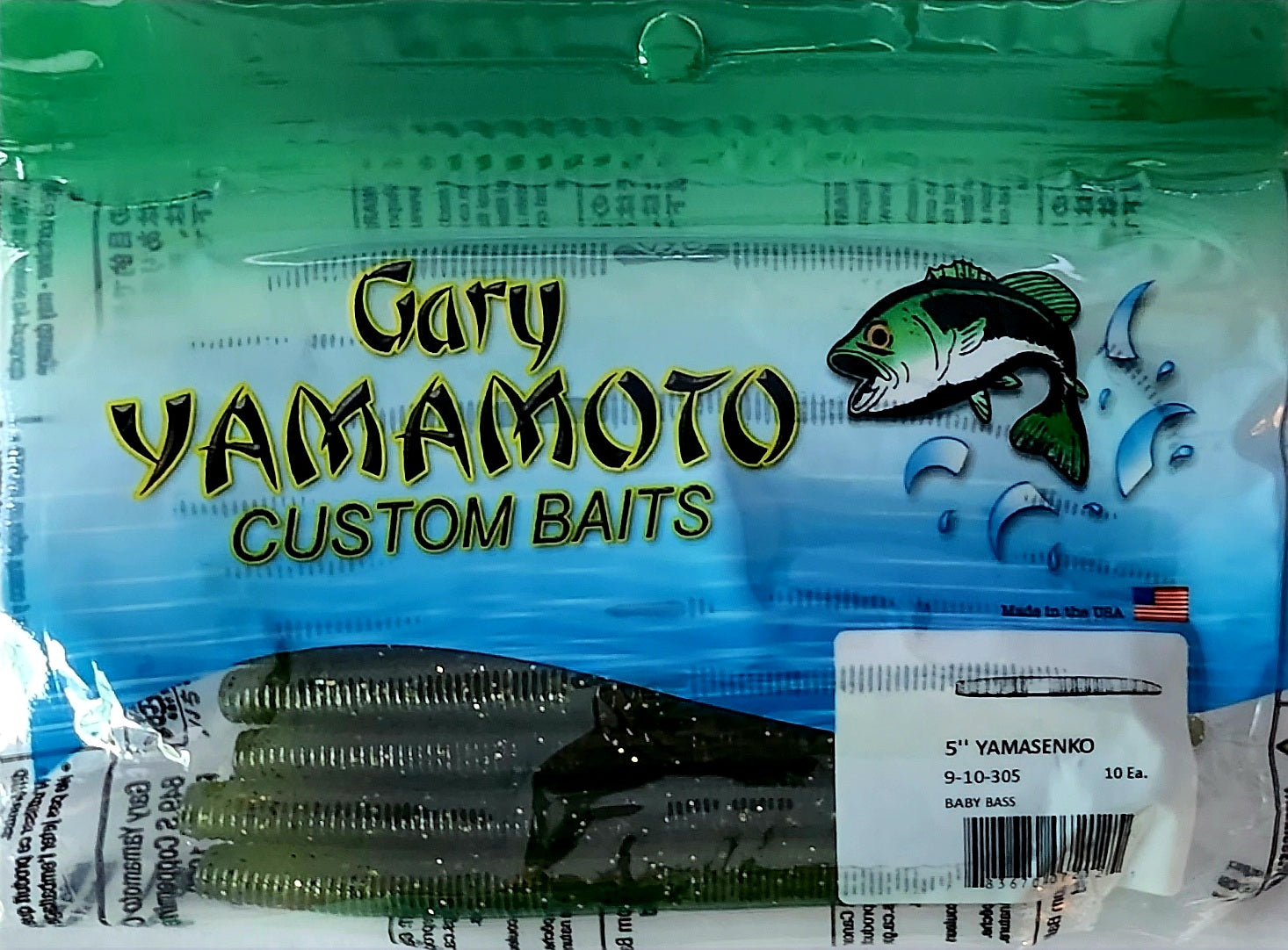 Gary Yamamoto Yamamoto Fish Gary Yamamoto 3-Inch Zako Soft Plastic Bait ...