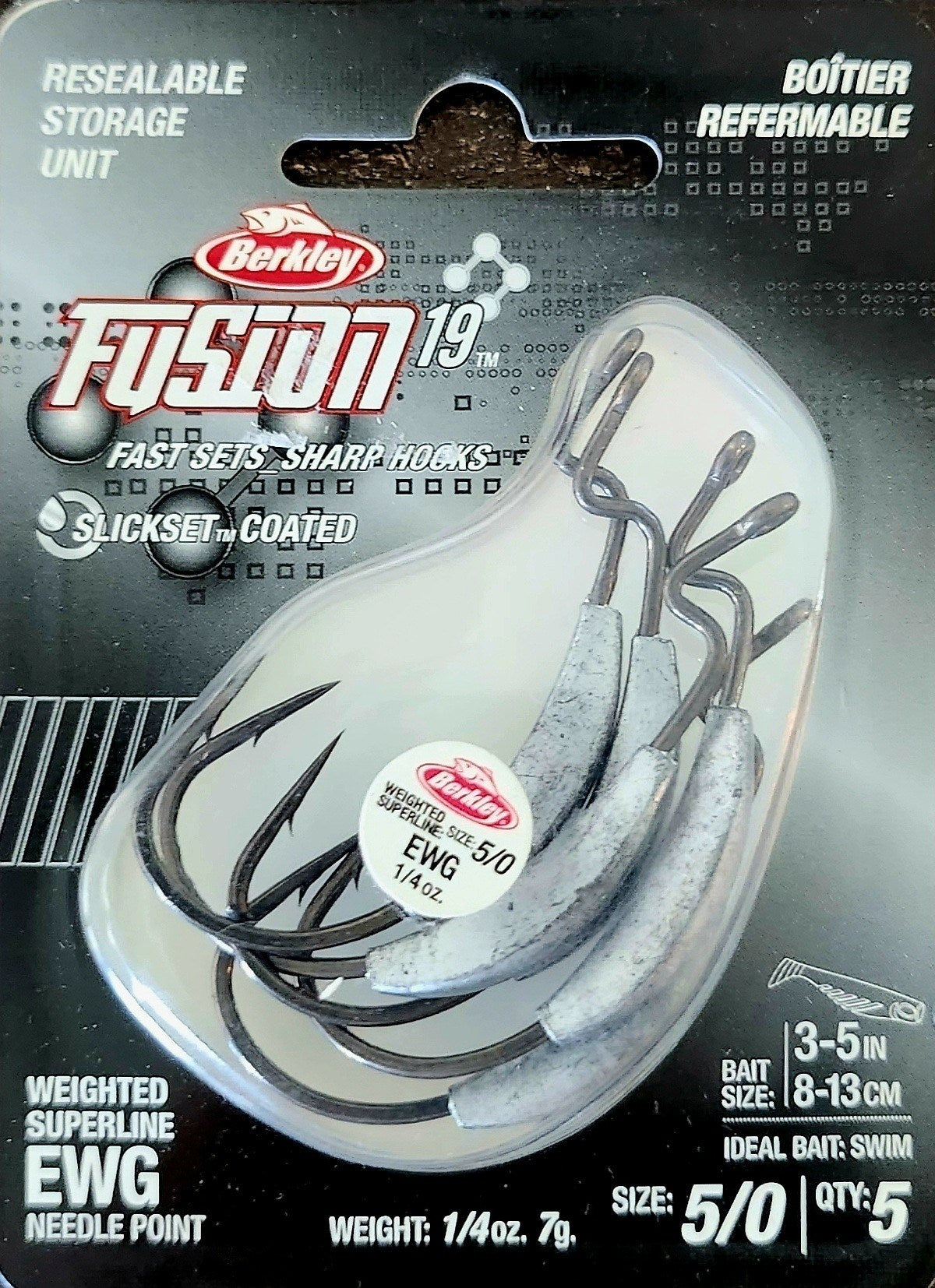 Berkley Fusion19 Weighted Swimbait Hooks 4/0