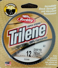 Load image into Gallery viewer, Berkley Trilene Clear 100% Fluorocarbon 200 YD
