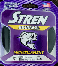Load image into Gallery viewer, Stren Monofilament clear line 330 YD
