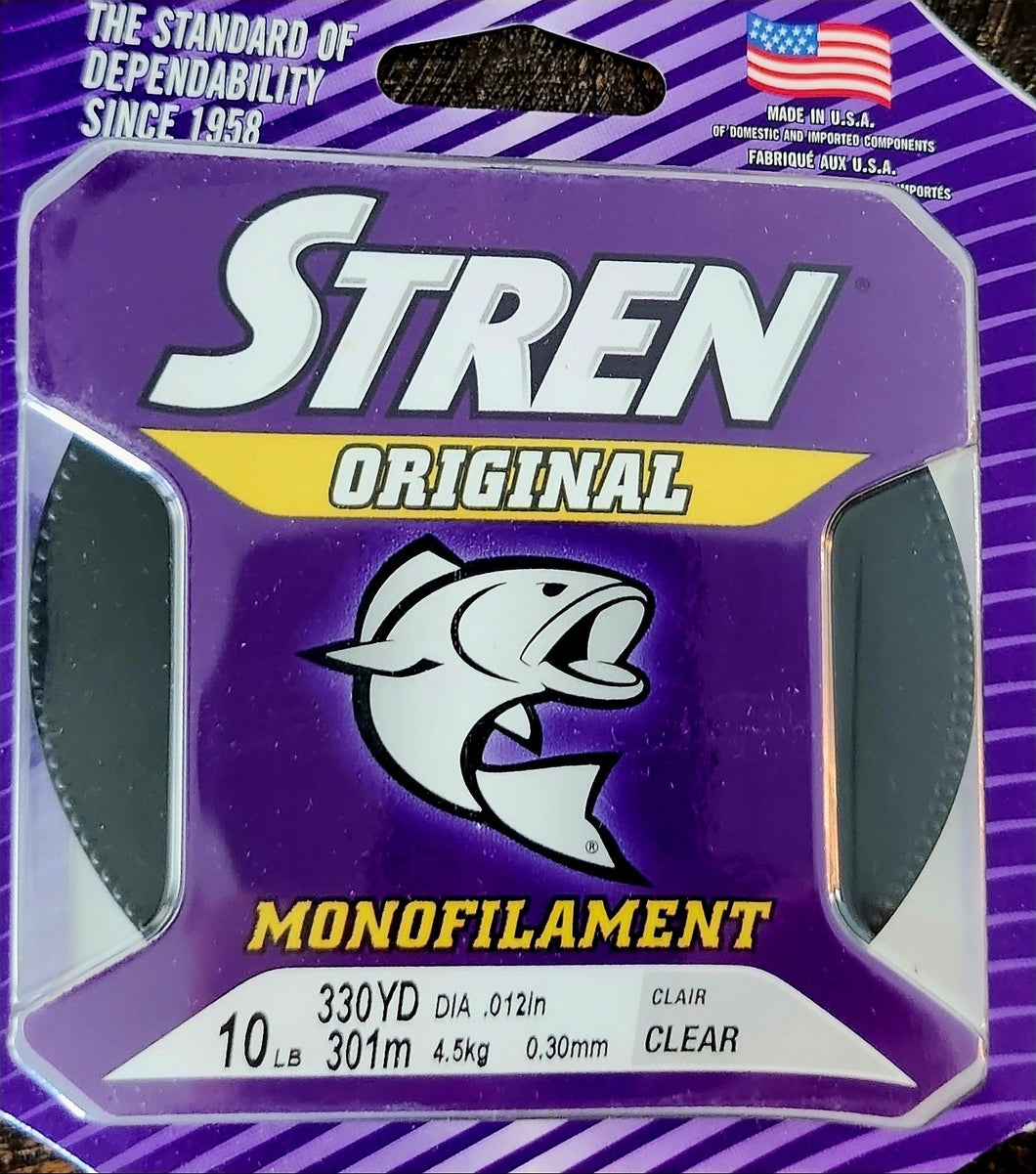 Stren Monofilament clear line 330 YD